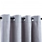 vidaXL Cortinas opacas con anillas de metal 2 piezas gris 140x245 cm vidaXL Cortinas opacas con anillas de metal 2 piezas gris 140x245 cm