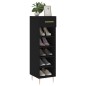 vidaXL Zapatero madera de ingeniería negro 30x35x105 cm vidaXL Zapatero madera de ingeniería negro 30x35x105 cm