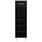 vidaXL Zapatero madera de ingeniería negro 30x35x105 cm vidaXL Zapatero madera de ingeniería negro 30x35x105 cm