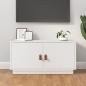 vidaXL Mueble de TV de madera maciza de pino blanco 80x34x40 cm vidaXL Mueble de TV de madera maciza de pino blanco 80x34x40 cm