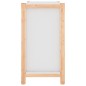 vidaXL Aparador de madera contrachapada blanco 62x38x70 cm