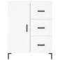 vidaXL Aparador de madera de ingeniería blanco 69,5x34x90 cm vidaXL Aparador de madera de ingeniería blanco 69,5x34x90 cm
