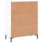 vidaXL Aparador de madera de ingeniería blanco 69,5x34x90 cm vidaXL Aparador de madera de ingeniería blanco 69,5x34x90 cm