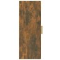 vidaXL Armario de pared colgante roble ahumado 34,5x34x90 cm