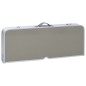 vidaXL Mesa de camping plegable con 4 asientos acero aluminio vidaXL Mesa de camping plegable con 4 asientos acero aluminio