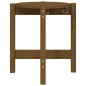 vidaXL Mesa de centro de madera maciza de pino marrón miel Ø42,5x45 cm vidaXL Mesa de centro de madera maciza de pino marrón miel Ø42,5x45 cm