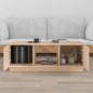 vidaXL Mesa de centro de madera maciza de pino 100x50x35 cm vidaXL Mesa de centro de madera maciza de pino 100x50x35 cm