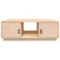 vidaXL Mesa de centro de madera maciza de pino 100x50x35 cm vidaXL Mesa de centro de madera maciza de pino 100x50x35 cm