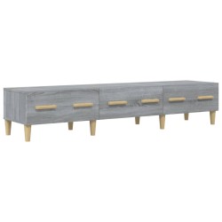 vidaXL Mueble para TV madera contrachapada gris Sonoma 150x34,5x30 cm