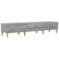 vidaXL Mueble para TV madera contrachapada gris Sonoma 150x34,5x30 cm vidaXL Mueble para TV madera contrachapada gris Sonoma 150x34,5x30 cm