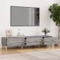 vidaXL Mueble para TV madera contrachapada gris Sonoma 150x34,5x30 cm vidaXL Mueble para TV madera contrachapada gris Sonoma 150x34,5x30 cm