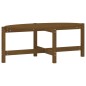 vidaXL Mesa de centro madera maciza de pino marrón miel 118x63x45 cm vidaXL Mesa de centro madera maciza de pino marrón miel 118x63x45 cm