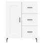 vidaXL Aparador de madera de ingeniería blanco 69,5x34x90 cm