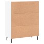 vidaXL Aparador de madera de ingeniería blanco 69,5x34x90 cm