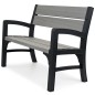 Keter Banco de jardín de 2 plazas Montero gris 233309 Keter Banco de jardín de 2 plazas Montero gris 233309