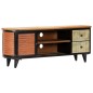 vidaXL Mueble para TV madera maciza reciclada 120x30x45 cm
