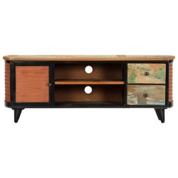 vidaXL Mueble para TV madera maciza reciclada 120x30x45 cm