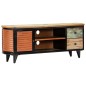 vidaXL Mueble para TV madera maciza reciclada 120x30x45 cm
