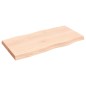 vidaXL Tablero de mesa madera maciza borde natural 100x50x(2-6) cm vidaXL Tablero de mesa madera maciza borde natural 100x50x(2-6) cm