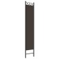 vidaXL Biombo divisor de 3 paneles de tela marrón 120x220 cm vidaXL Biombo divisor de 3 paneles de tela marrón 120x220 cm