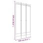 vidaXL Biombo divisor de 3 paneles de tela marrón 120x220 cm vidaXL Biombo divisor de 3 paneles de tela marrón 120x220 cm