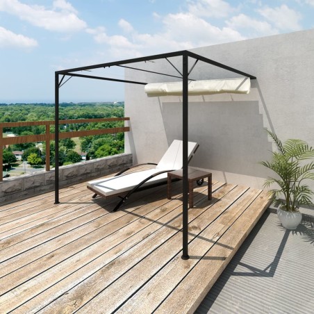 40787 vidaXL Toldo de jardín cenador de pared 