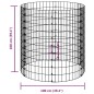 vidaXL Compostador de jardín acero galvanizado Ø100x100 cm vidaXL Compostador de jardín acero galvanizado Ø100x100 cm
