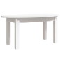 vidaXL Mesa de centro de madera maciza de pino blanco 80x40x35 cm vidaXL Mesa de centro de madera maciza de pino blanco 80x40x35 cm