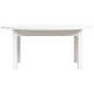 vidaXL Mesa de centro de madera maciza de pino blanco 80x40x35 cm vidaXL Mesa de centro de madera maciza de pino blanco 80x40x35 cm