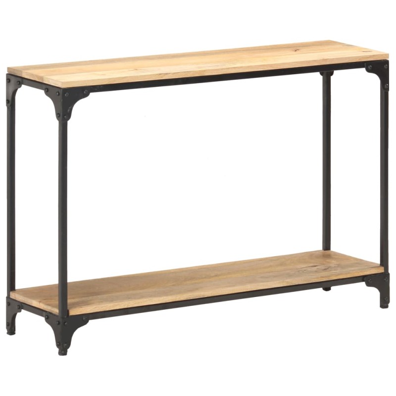 vidaXL Mesa consola de madera maciza de mango 110x30x75 cm vidaXL Mesa consola de madera maciza de mango 110x30x75 cm