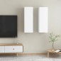 vidaXL Muebles para TV 2 uds madera contrachapada blanco 30,5x30x90 cm vidaXL Muebles para TV 2 uds madera contrachapada blanco 30,5x30x90 cm
