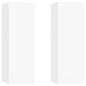 vidaXL Muebles para TV 2 uds madera contrachapada blanco 30,5x30x90 cm vidaXL Muebles para TV 2 uds madera contrachapada blanco 30,5x30x90 cm