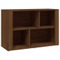 vidaXL Aparador de madera contrachapada marrón roble 80x30x54 cm vidaXL Aparador de madera contrachapada marrón roble 80x30x54 cm