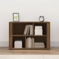 vidaXL Aparador de madera contrachapada marrón roble 80x30x54 cm vidaXL Aparador de madera contrachapada marrón roble 80x30x54 cm
