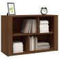 vidaXL Aparador de madera contrachapada marrón roble 80x30x54 cm vidaXL Aparador de madera contrachapada marrón roble 80x30x54 cm