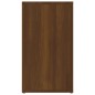 vidaXL Aparador de madera contrachapada marrón roble 80x30x54 cm vidaXL Aparador de madera contrachapada marrón roble 80x30x54 cm
