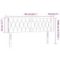 vidaXL Cabecero con LED de tela gris oscuro 163x16x78/88 cm vidaXL Cabecero con LED de tela gris oscuro 163x16x78/88 cm