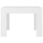 vidaXL Mesa de centro madera contrachapada blanco 50x50x35 cm vidaXL Mesa de centro madera contrachapada blanco 50x50x35 cm