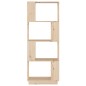 vidaXL Estantería/divisor de espacios madera maciza pino 51x25x132 cm vidaXL Estantería/divisor de espacios madera maciza pino 51x25x132 cm