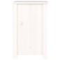 vidaXL Mesita de noche madera maciza de pino blanco 40x35x55 cm vidaXL Mesita de noche madera maciza de pino blanco 40x35x55 cm