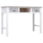 vidaXL Escritorio de madera gris 110x45x76 cm vidaXL Escritorio de madera gris 110x45x76 cm