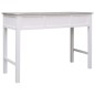 vidaXL Escritorio de madera gris 110x45x76 cm vidaXL Escritorio de madera gris 110x45x76 cm