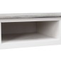 vidaXL Escritorio de madera gris 110x45x76 cm vidaXL Escritorio de madera gris 110x45x76 cm