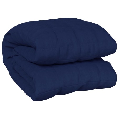 vidaXL Manta con peso tela azul 220x230 cm 11 kg