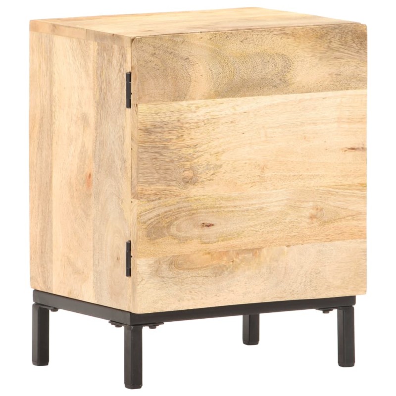 vidaXL Mesita de noche de madera maciza de mango 40x30x51 cm vidaXL Mesita de noche de madera maciza de mango 40x30x51 cm