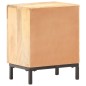 vidaXL Mesita de noche de madera maciza de mango 40x30x51 cm vidaXL Mesita de noche de madera maciza de mango 40x30x51 cm