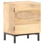 vidaXL Mesita de noche de madera maciza de mango 40x30x51 cm vidaXL Mesita de noche de madera maciza de mango 40x30x51 cm