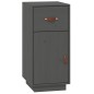 vidaXL Aparador de madera maciza de pino gris 34x40x75 cm vidaXL Aparador de madera maciza de pino gris 34x40x75 cm