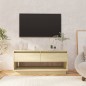 vidaXL Mueble para TV madera contrachapada roble Sonoma 102x41x44 cm