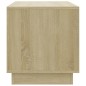vidaXL Mueble para TV madera contrachapada roble Sonoma 102x41x44 cm